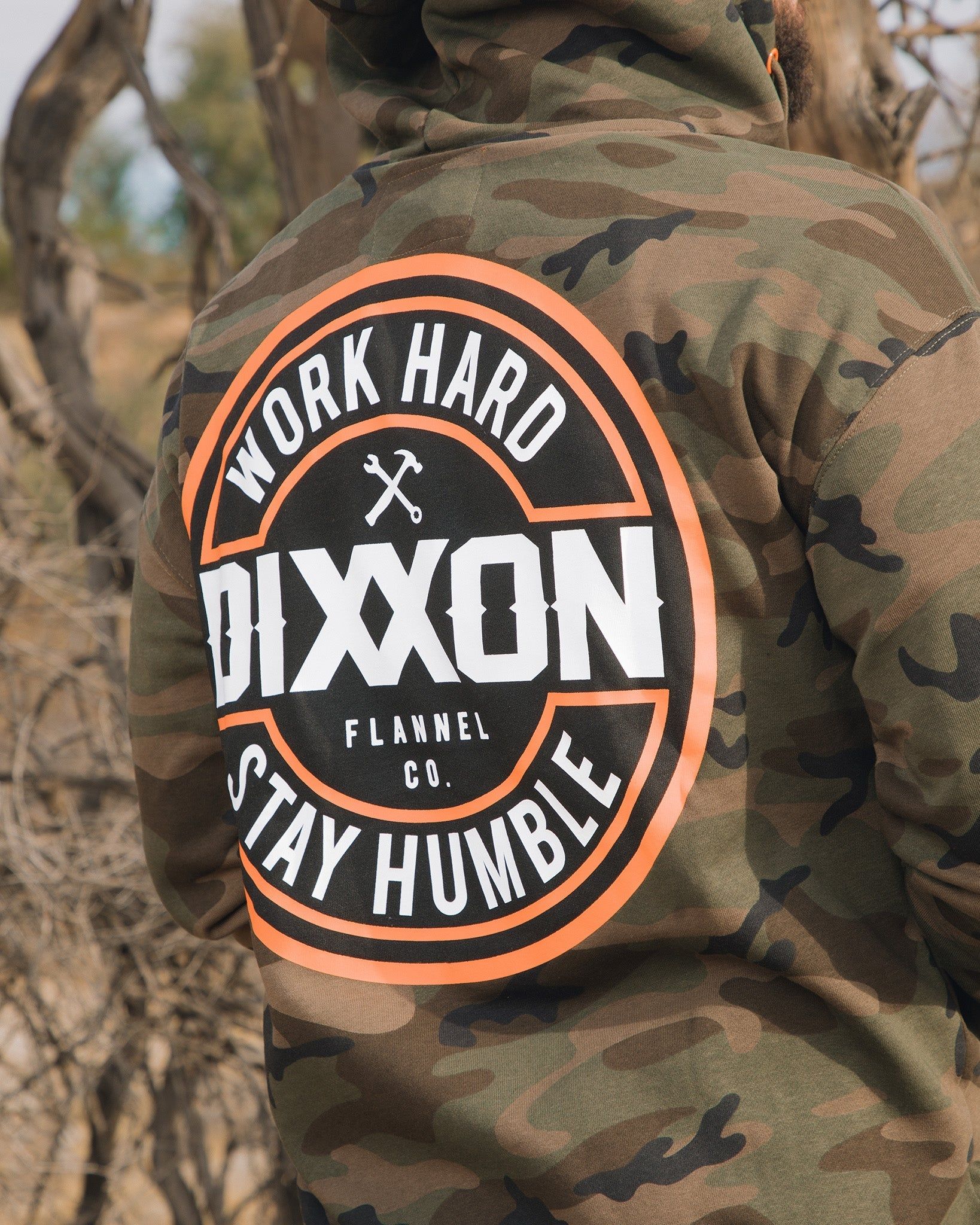 Orange Corpo Zip Up - Camo sold by Dixxon product image thumbnail 4