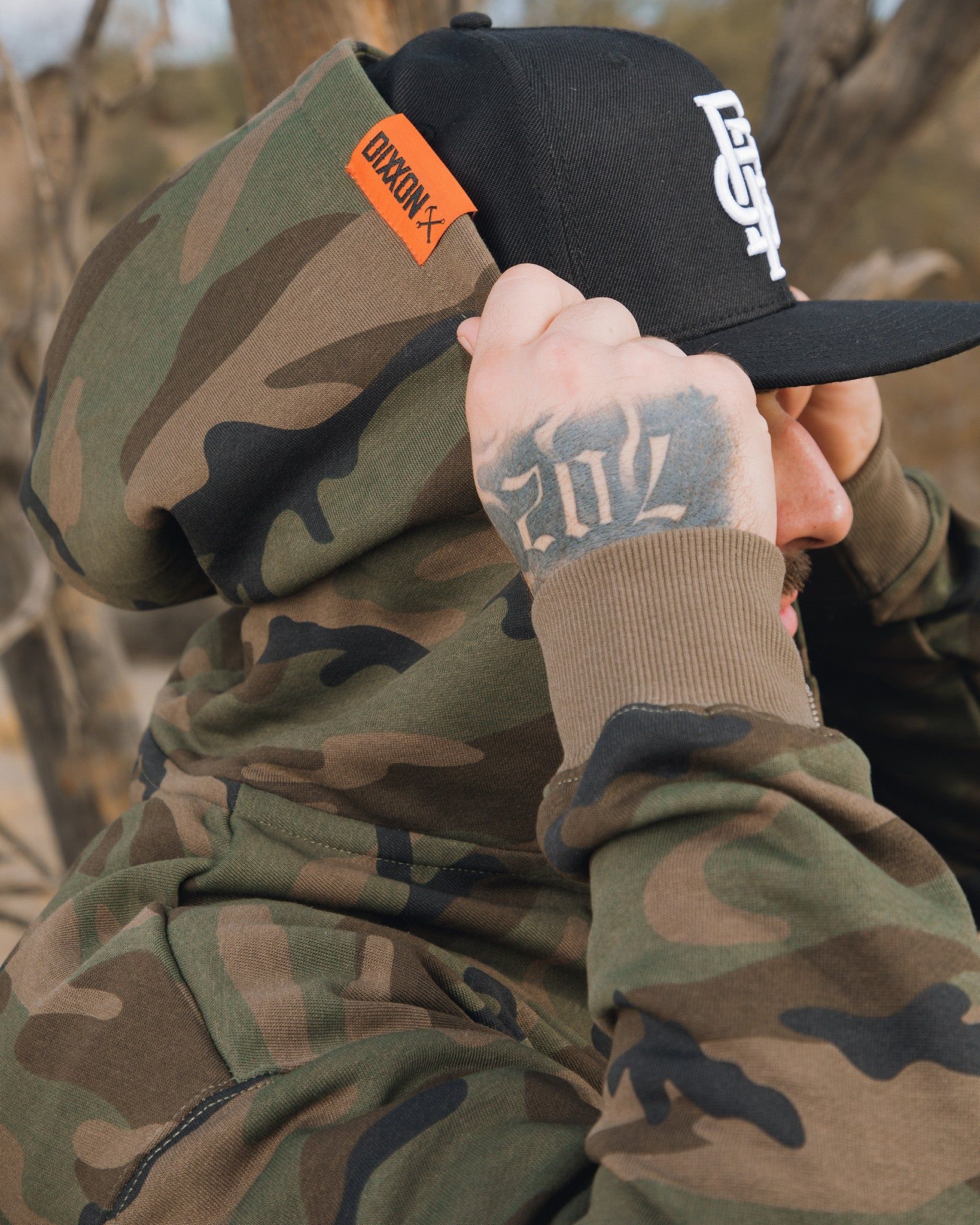 Orange Corpo Zip Up - Camo sold by Dixxon product image thumbnail 5