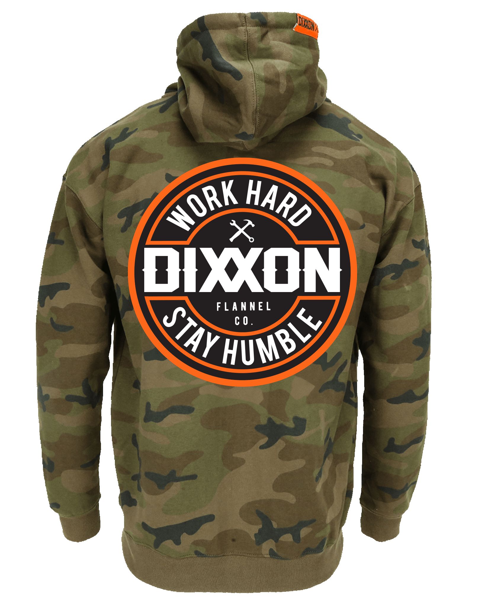 Orange Corpo Zip Up - Camo sold by Dixxon product image thumbnail 2