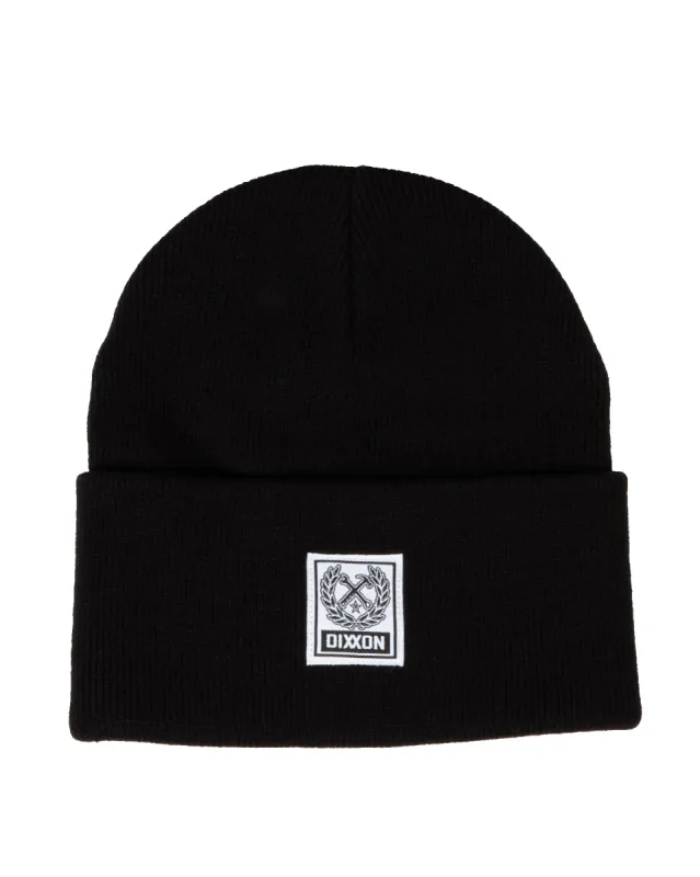 Ribbed Beanie - Black sold by Dixxon