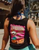 Women's Pray For Surf Fitted Tank - Black sold by Dixxon