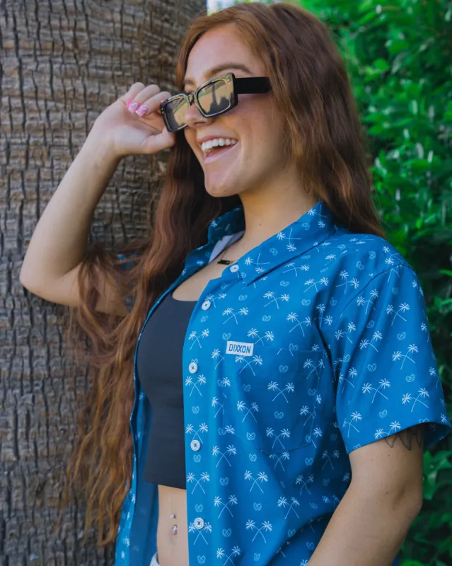 Women's Two Palms Party Shirt sold by Dixxon