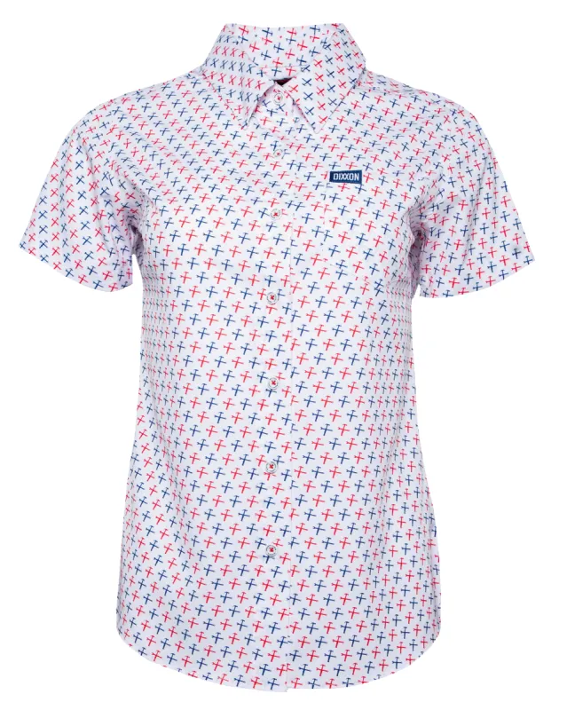 Women's Party Hammers Party Shirt - Red, White, & Blue sold by Dixxon