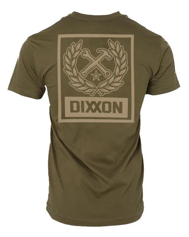 Box Crest T-Shirt - O.D. Green & Sand sold by Dixxon