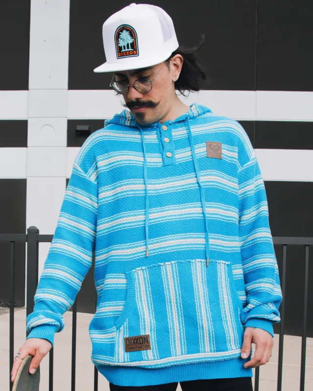 The Smuggler Hoodie - Blue & White made by Dixxon