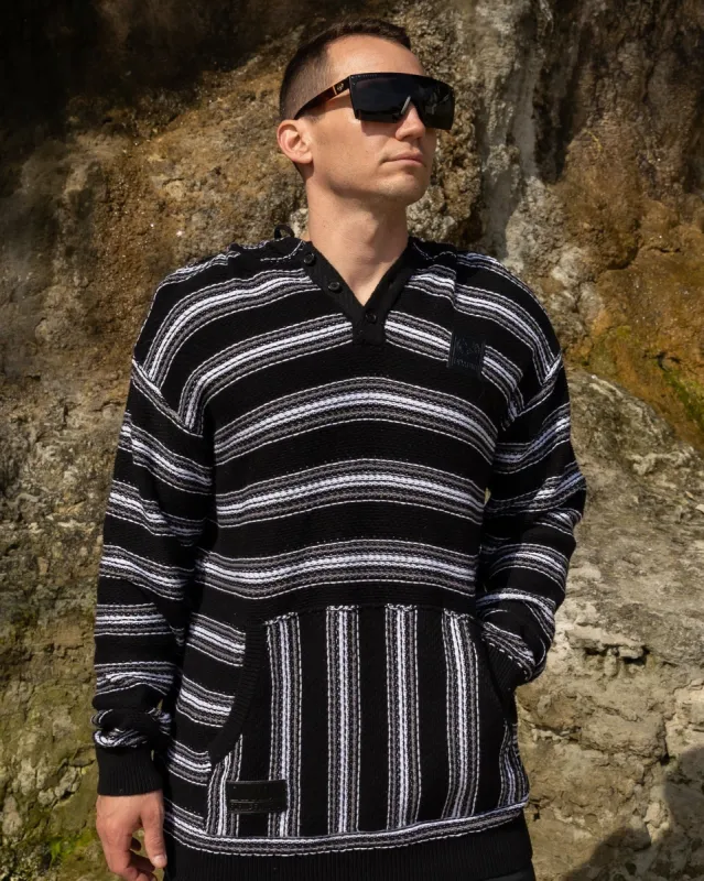 The Smuggler Hoodie - Black & White sold by Dixxon