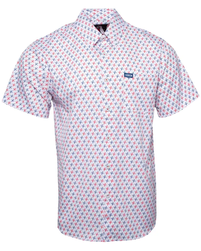 Party Hammers Party Shirt - Red, White, & Blue sold by Dixxon