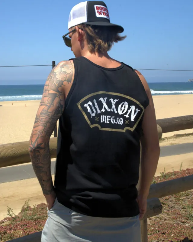 Gold/White Salty Patch Tank - Black made by Dixxon