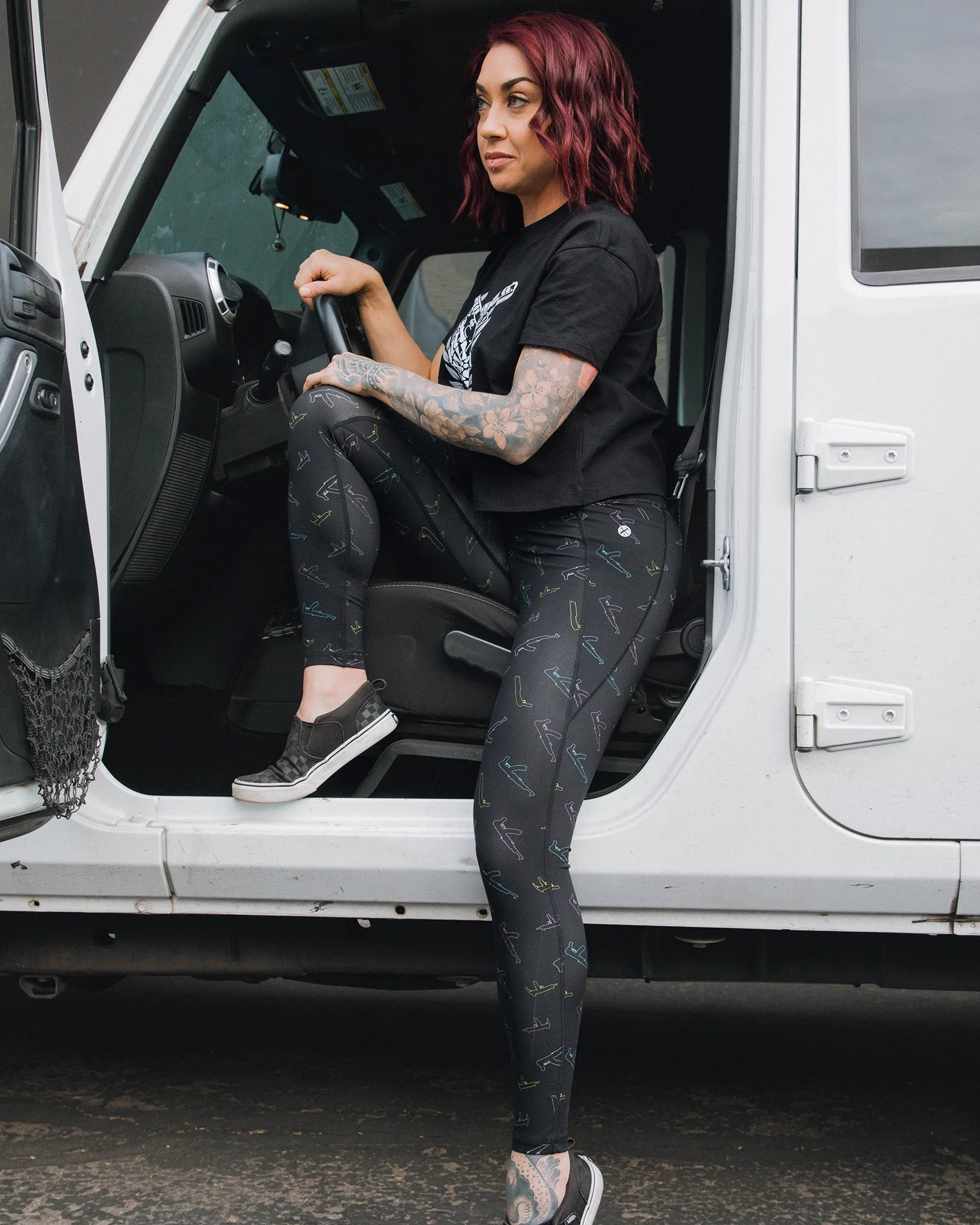 Women's Pew Pew Classic Leggings sold by Dixxon