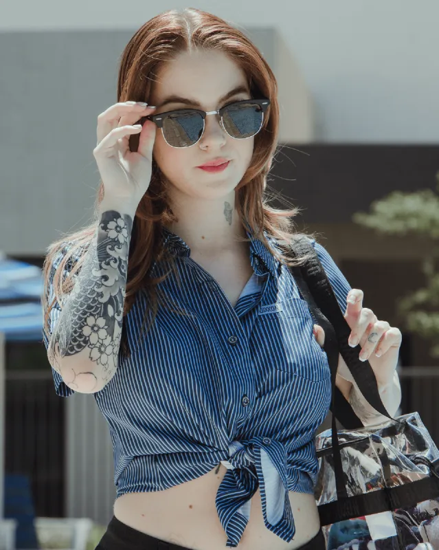 Women's Benny TS Party Shirt - Blue sold by Dixxon