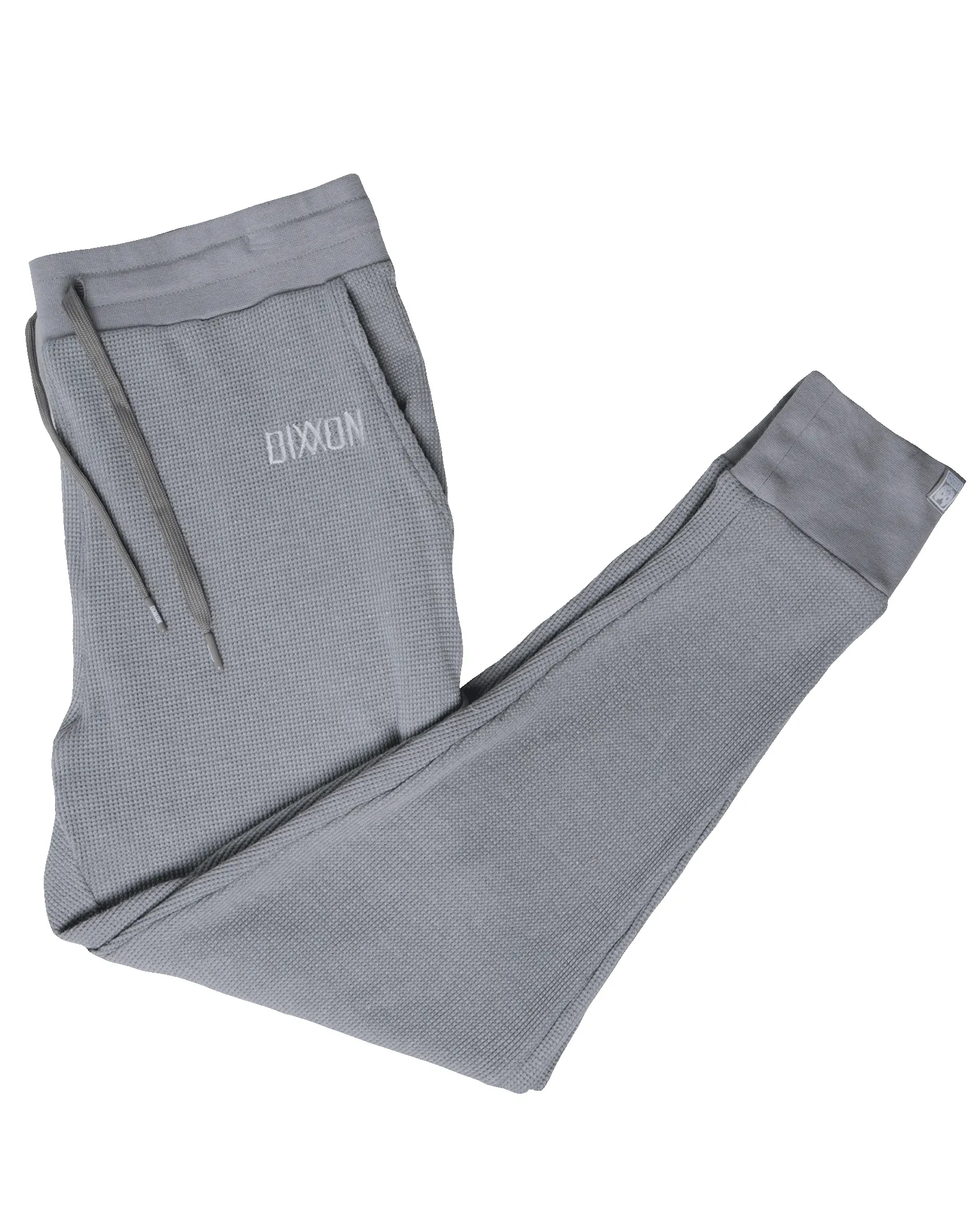 Women's Waffle Knit Joggers - Light Gray sold by Dixxon product image thumbnail 2