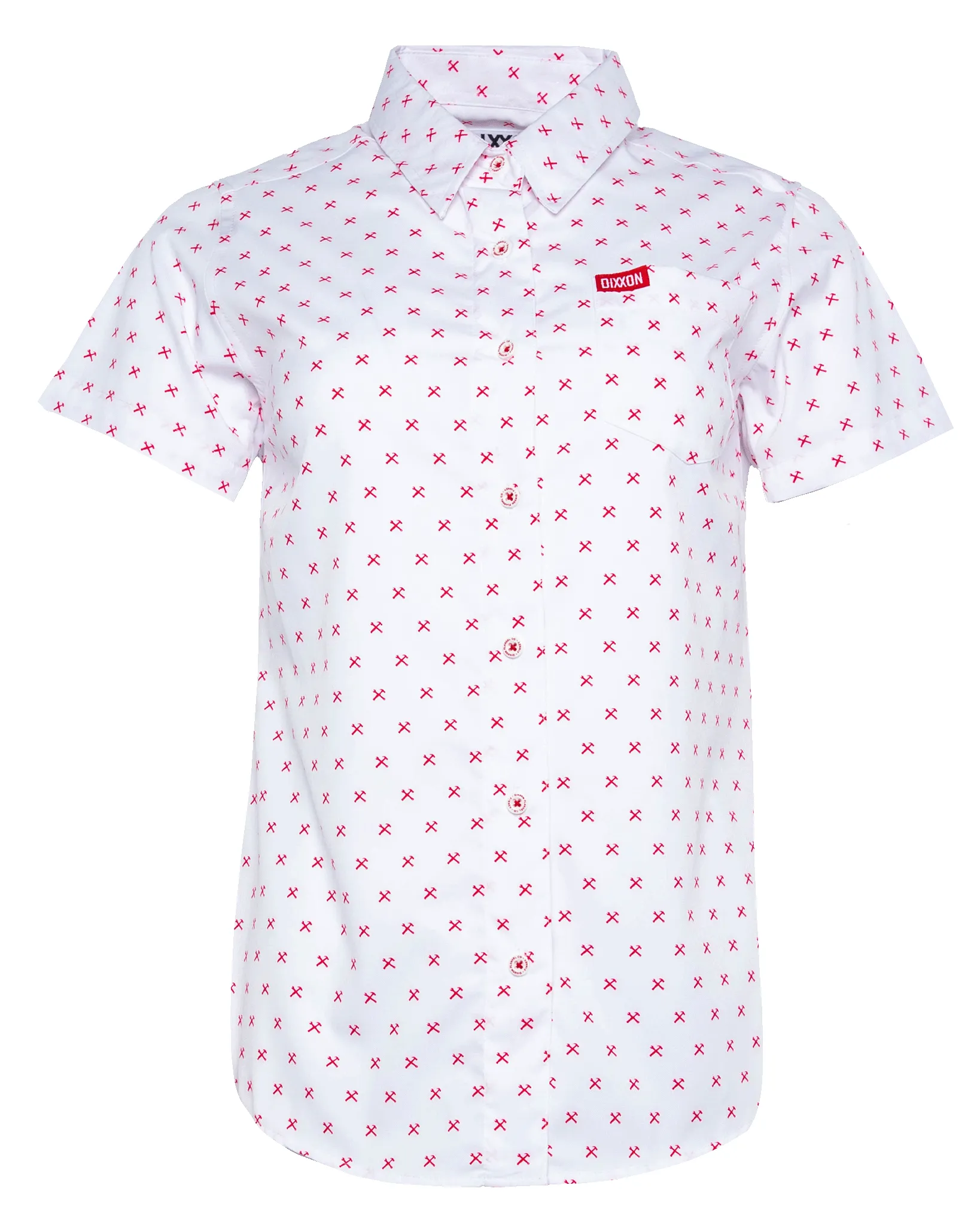 Women's Red Finney Party Shirt - White sold by Dixxon product image thumbnail 2