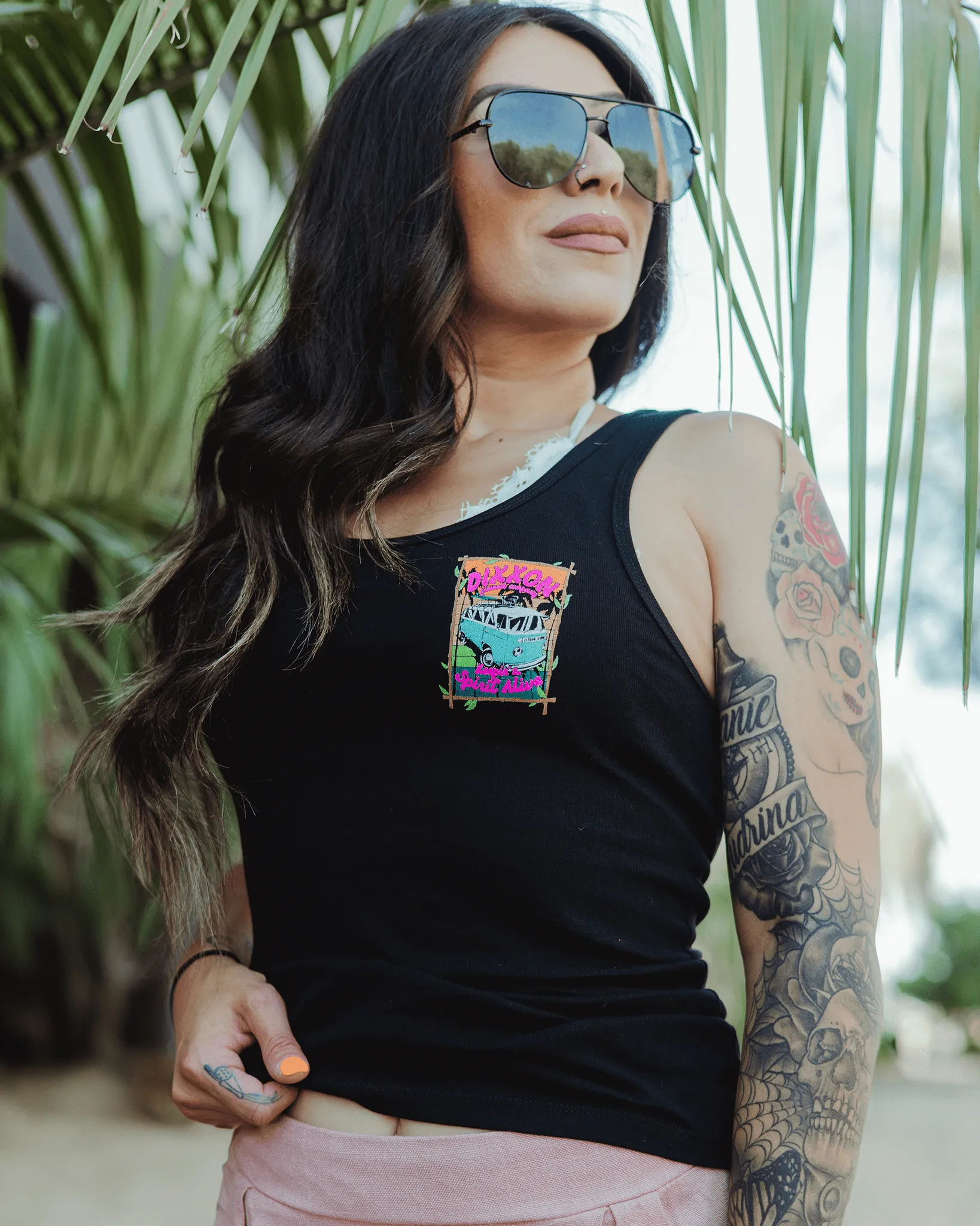 Women's Keepin' the Van Spirit Alive Fitted Tank - Black sold by Dixxon product image thumbnail 5