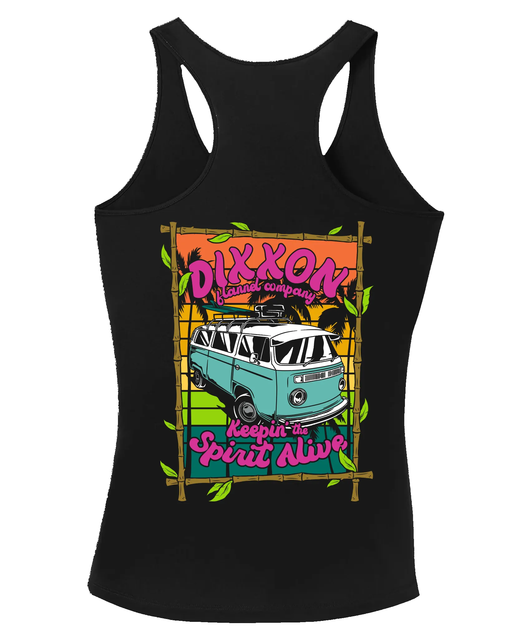 Women's Keepin' the Van Spirit Alive Fitted Tank - Black sold by Dixxon product image thumbnail 2