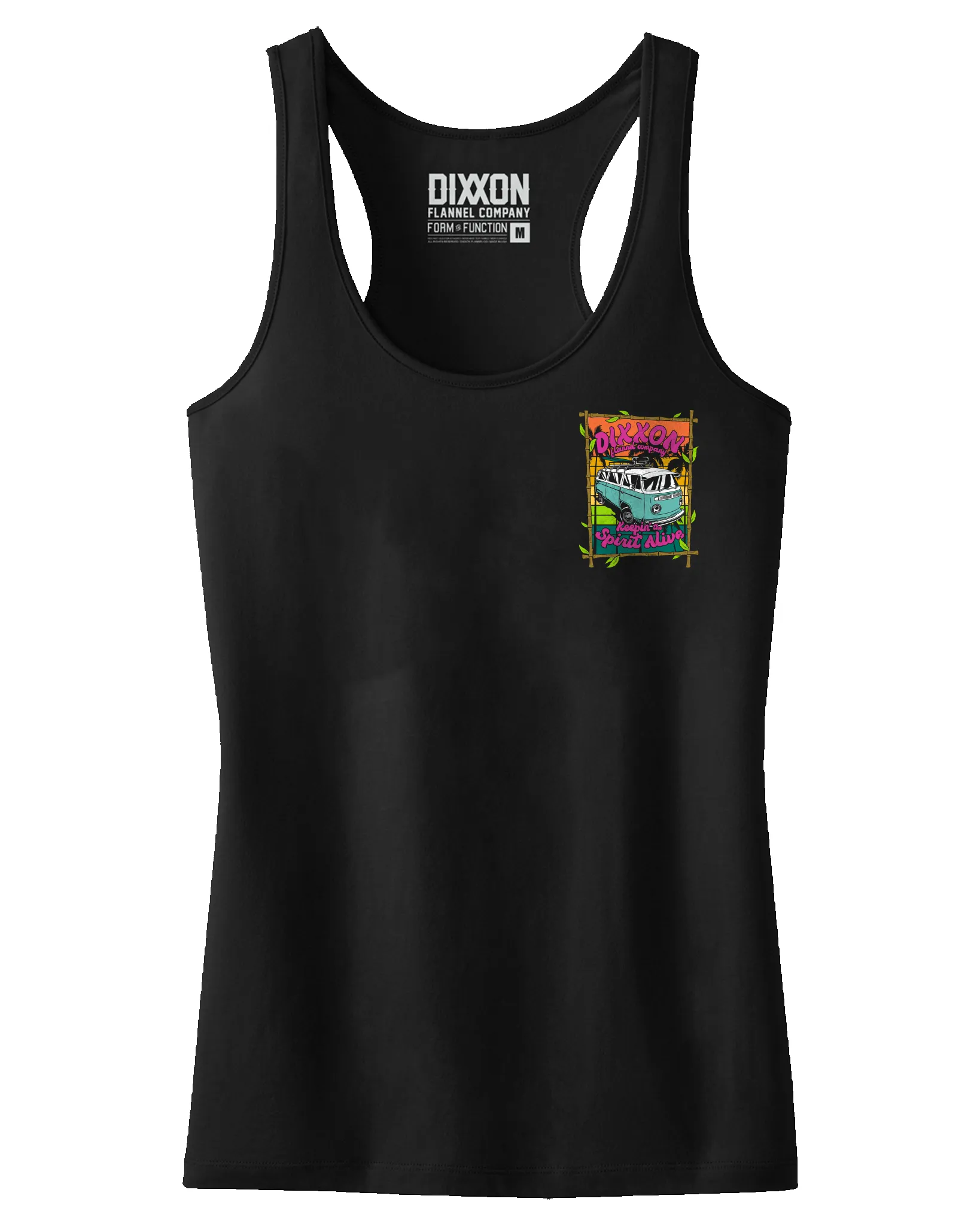 Women's Keepin' the Van Spirit Alive Fitted Tank - Black sold by Dixxon product image thumbnail 3