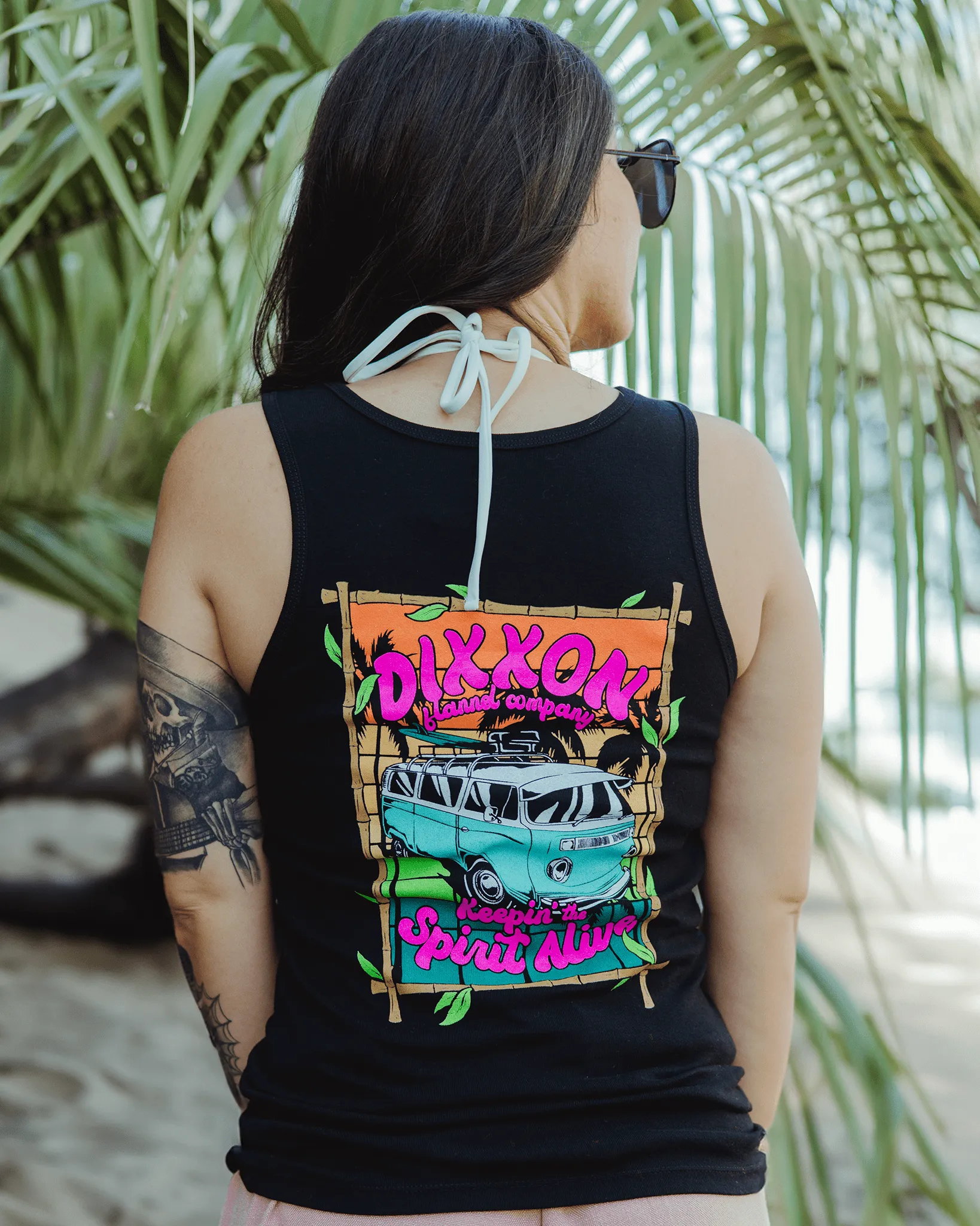 Women's Keepin' the Van Spirit Alive Fitted Tank - Black sold by Dixxon
