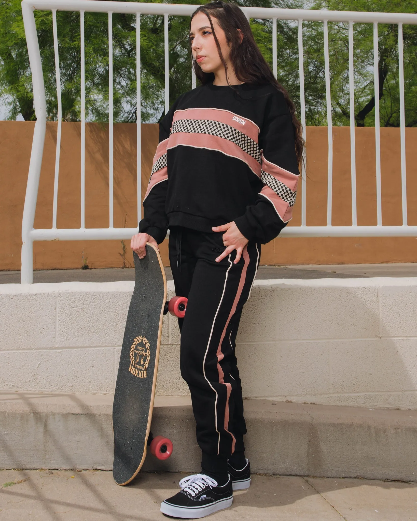Women's Sunday Sweatpants - Neo Striped sold by Dixxon