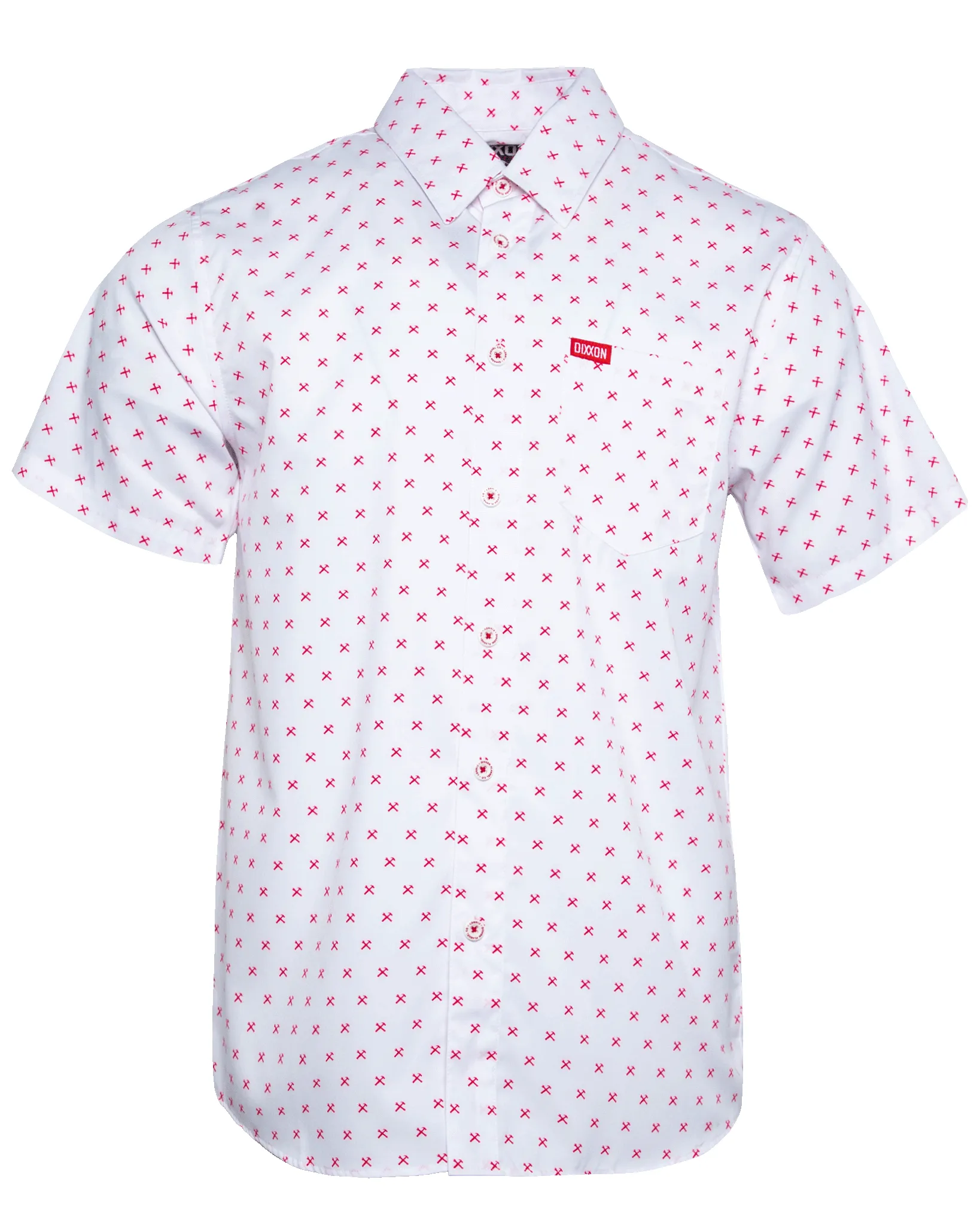 Red Finney Party Shirt - White sold by Dixxon product image thumbnail 2