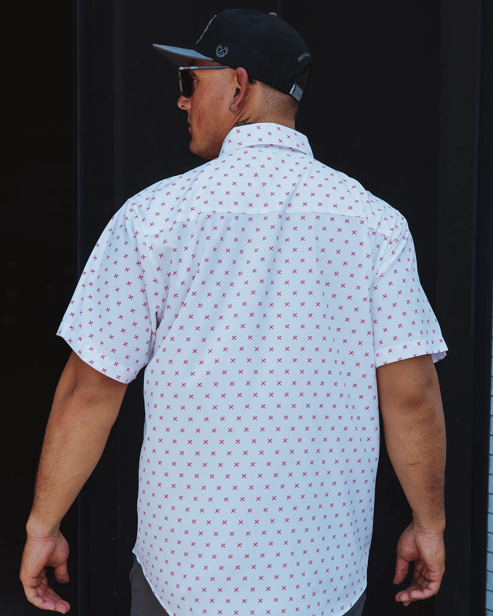 Red Finney Party Shirt - White sold by Dixxon product image thumbnail 3