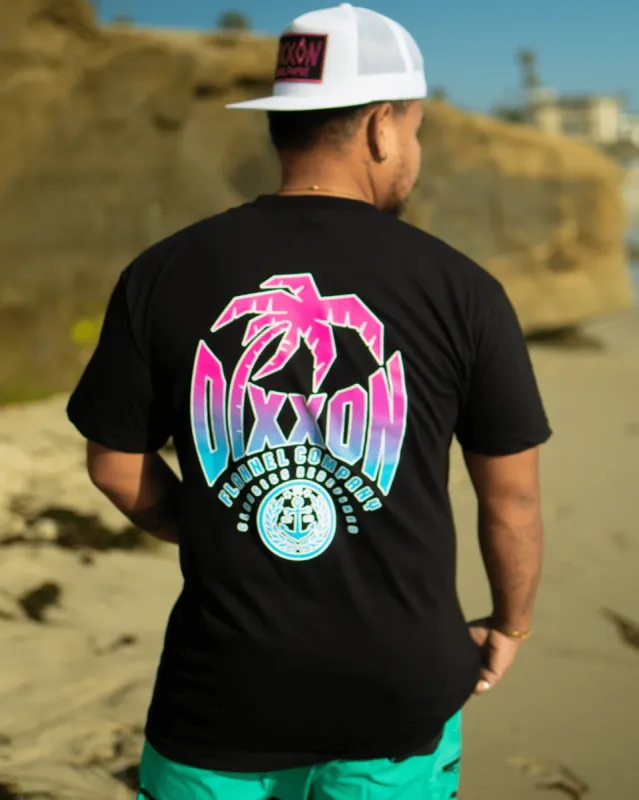 Neon Palm T-Shirt - Black sold by Dixxon