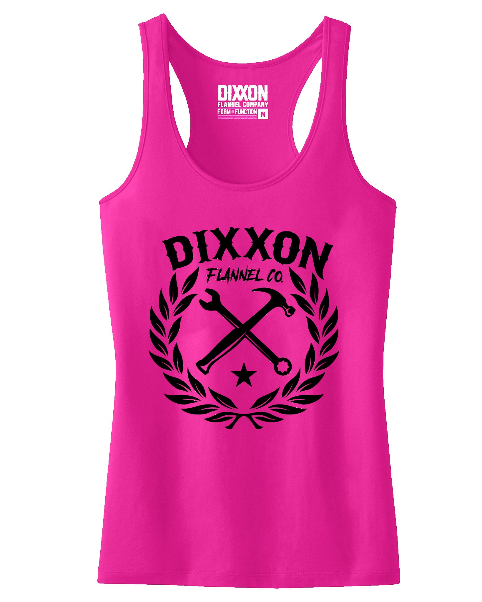 Women's Black Sketchy Crest Tank - Pink sold by Dixxon product image thumbnail 2