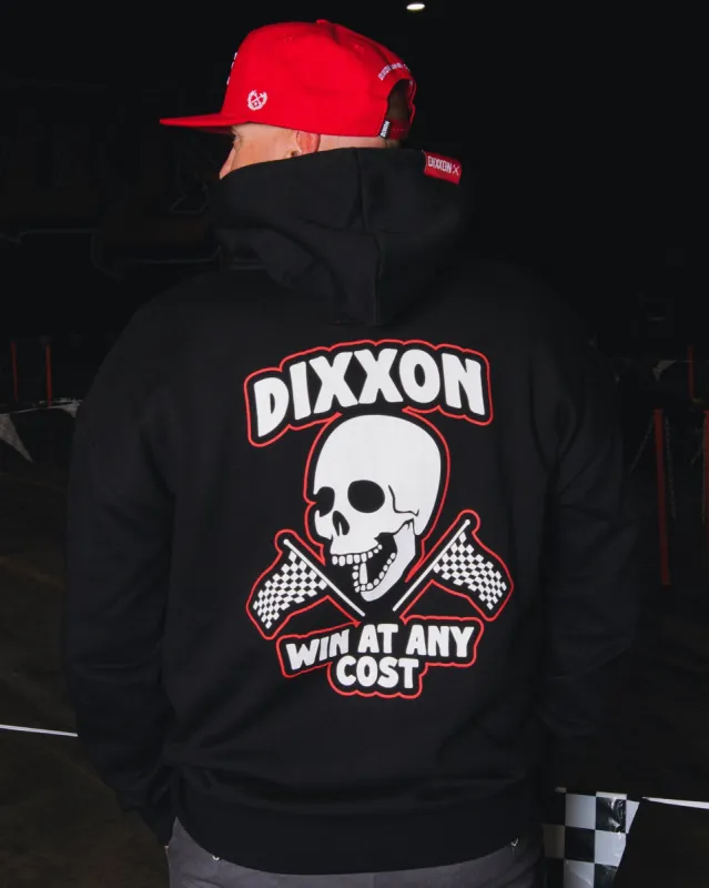 Win At Any Cost Zip Up - Black made by Dixxon