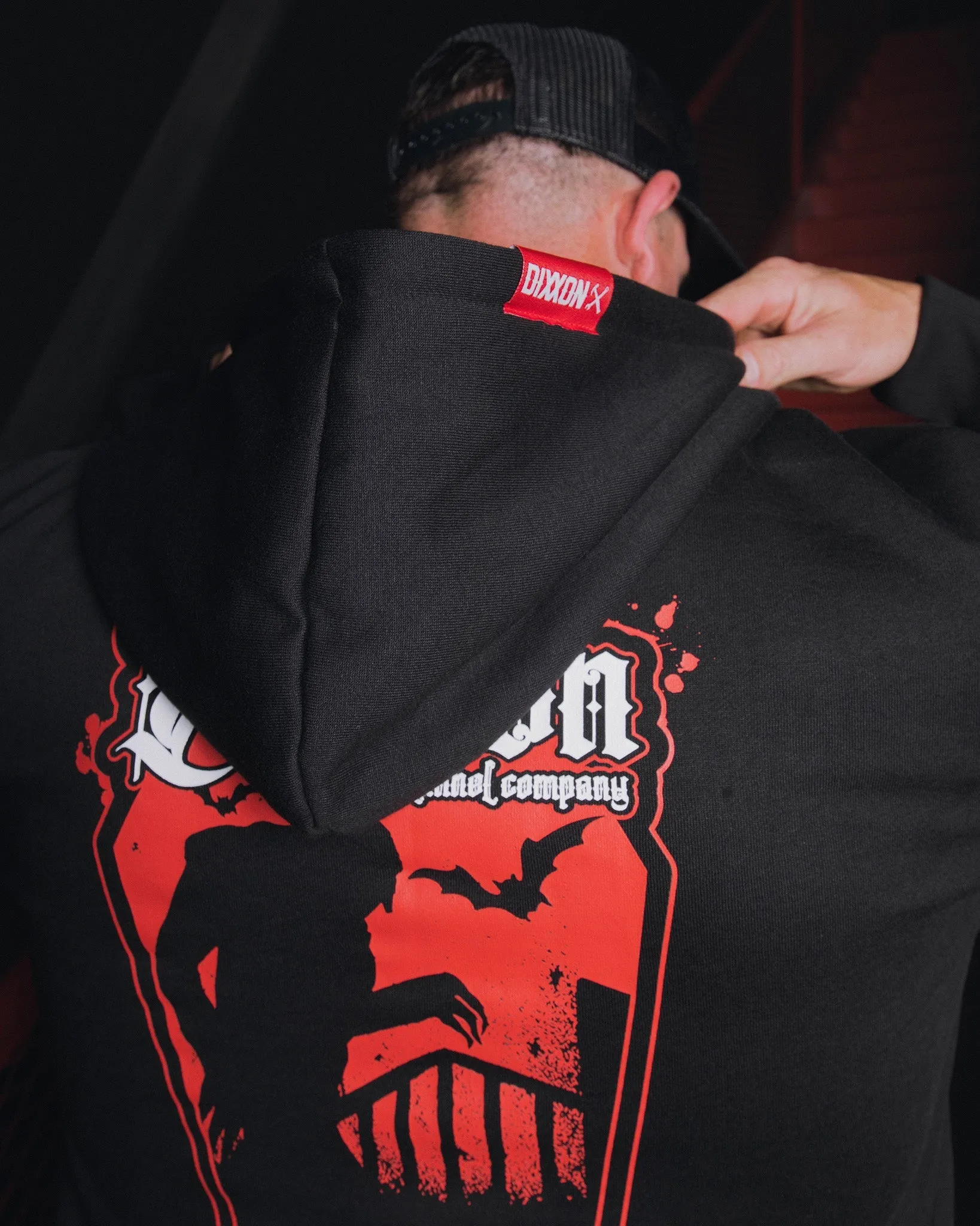 The Count Zip Up Hoodie - Black sold by Dixxon product image thumbnail 4