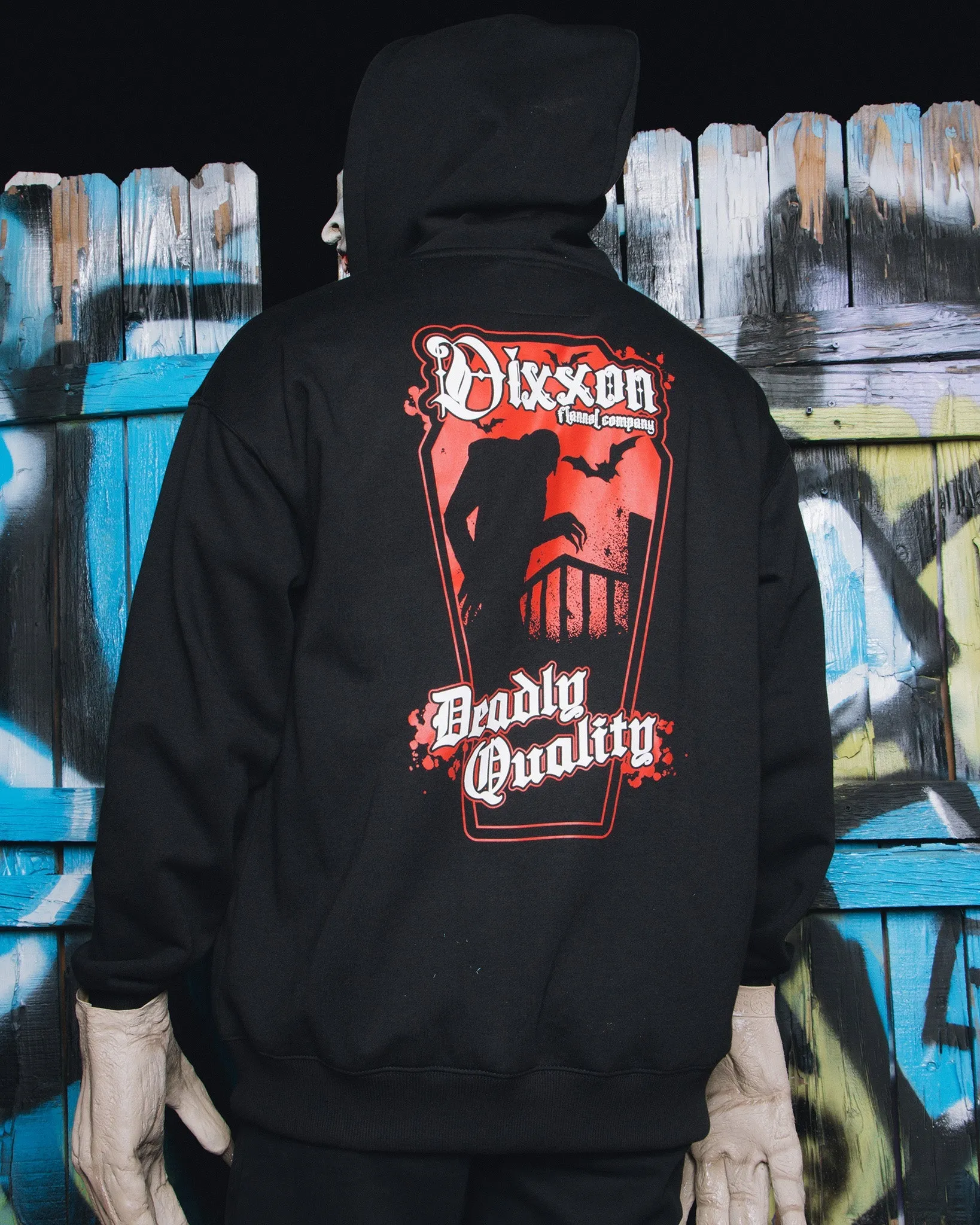 The Count Zip Up Hoodie - Black sold by Dixxon