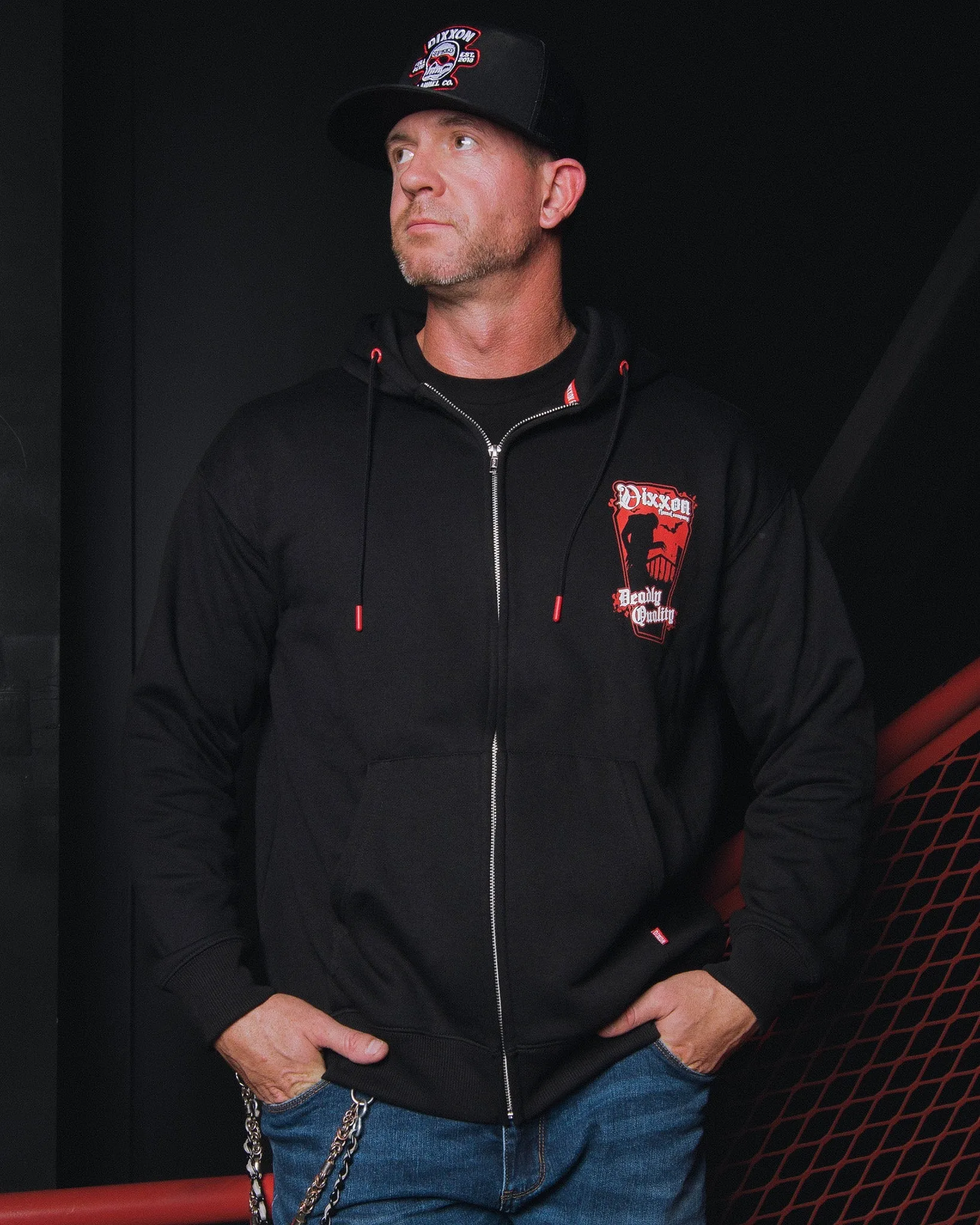 The Count Zip Up Hoodie - Black sold by Dixxon product image thumbnail 2