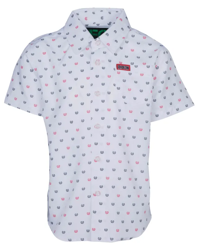 Youth Brochacho Party Shirt - White sold by Dixxon