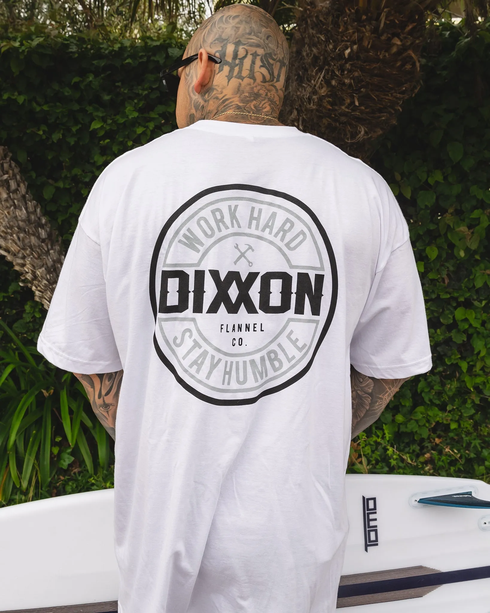 Corpo T-Shirt - White, Silver, & Black sold by Dixxon