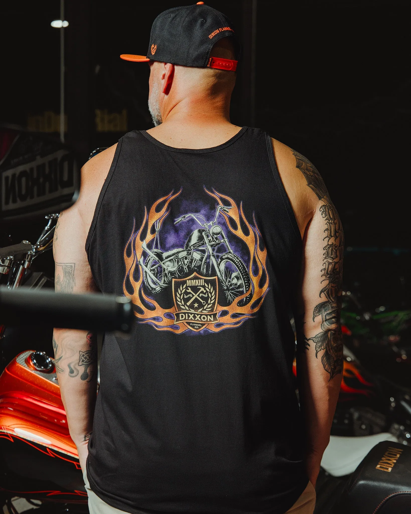 Fire Crest Tank - Black sold by Dixxon