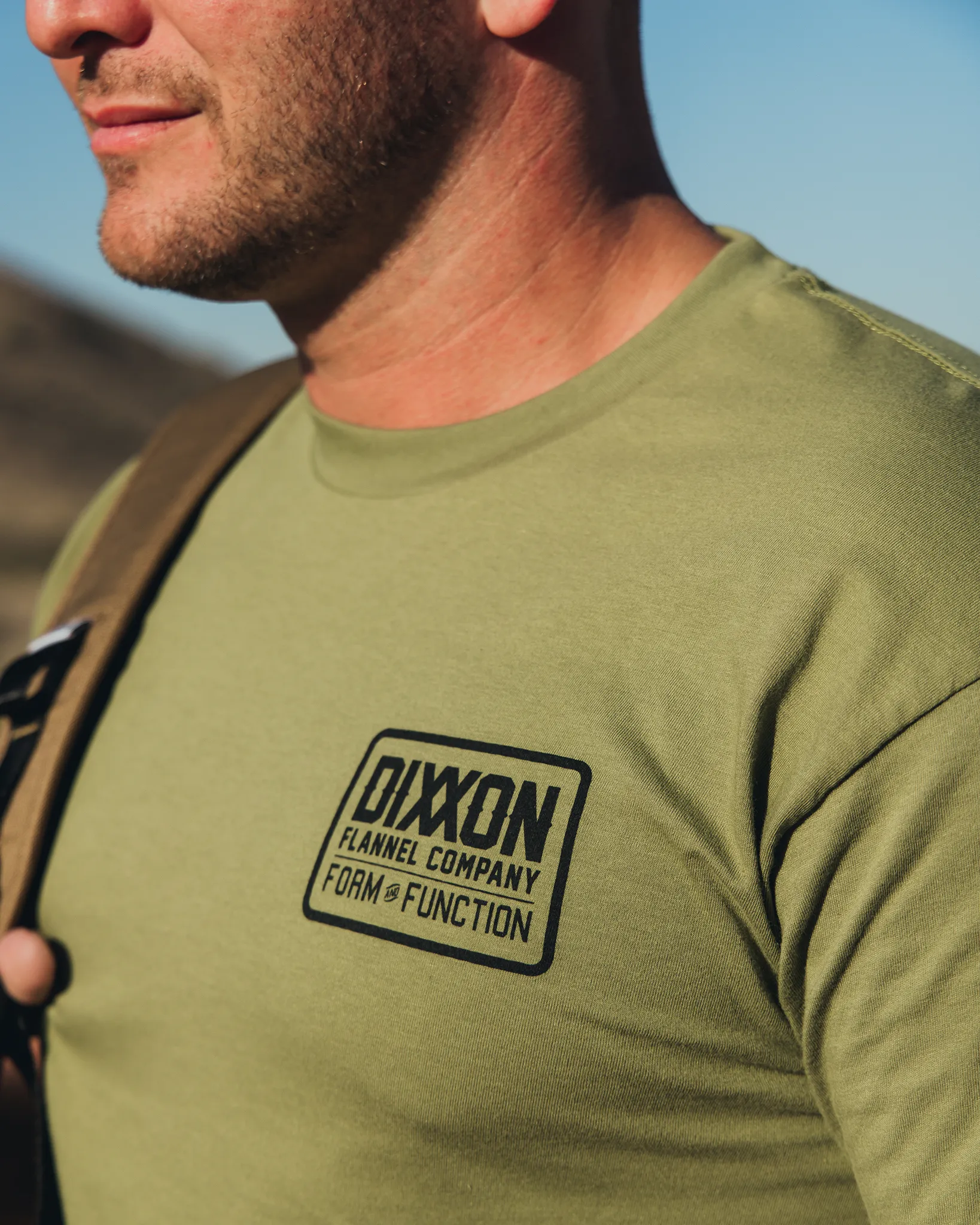 Black Classic Logo T-Shirt - O.D. Green sold by Dixxon product image thumbnail 2