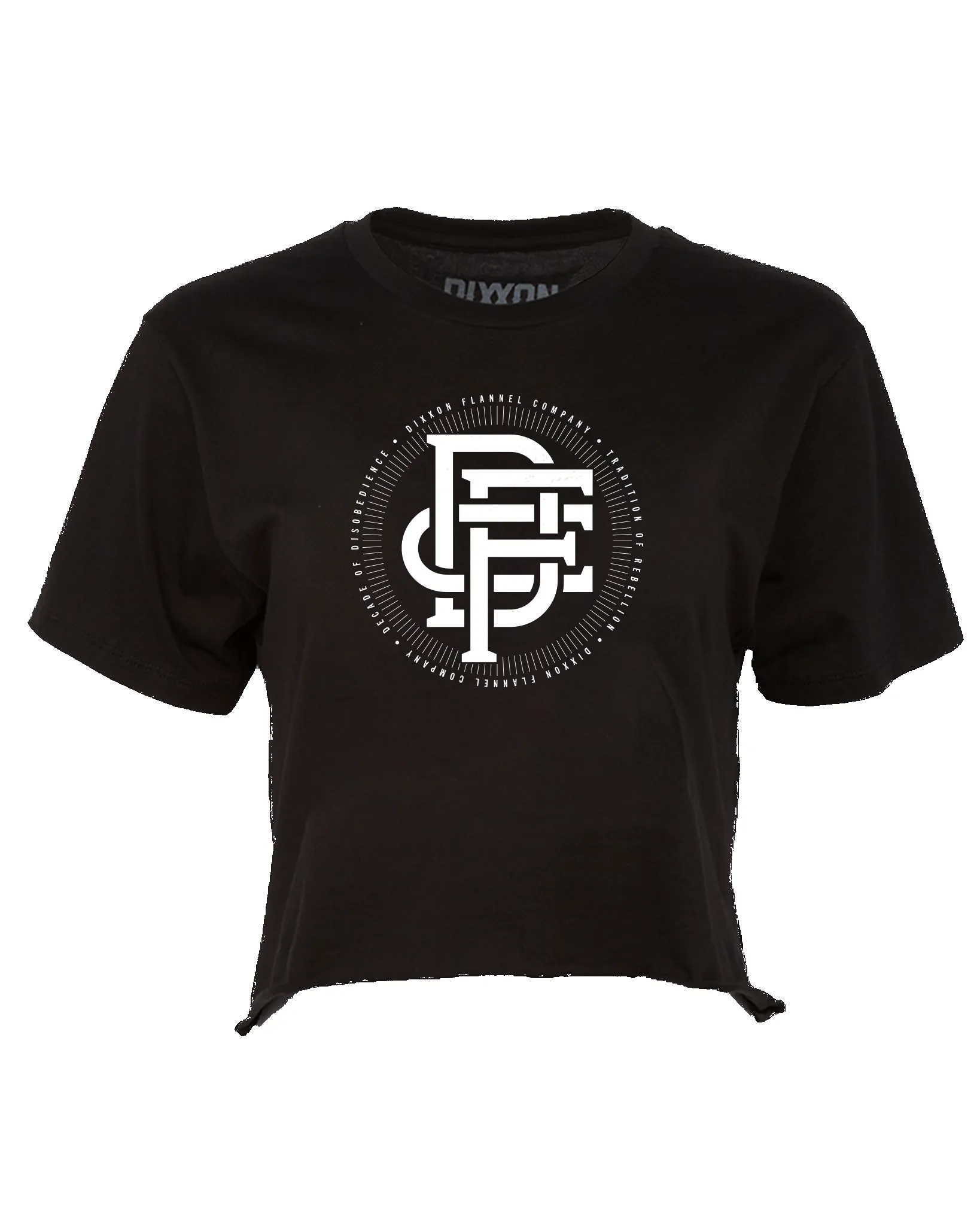 Women's Icon Crop Top - Black sold by Dixxon product image thumbnail 2