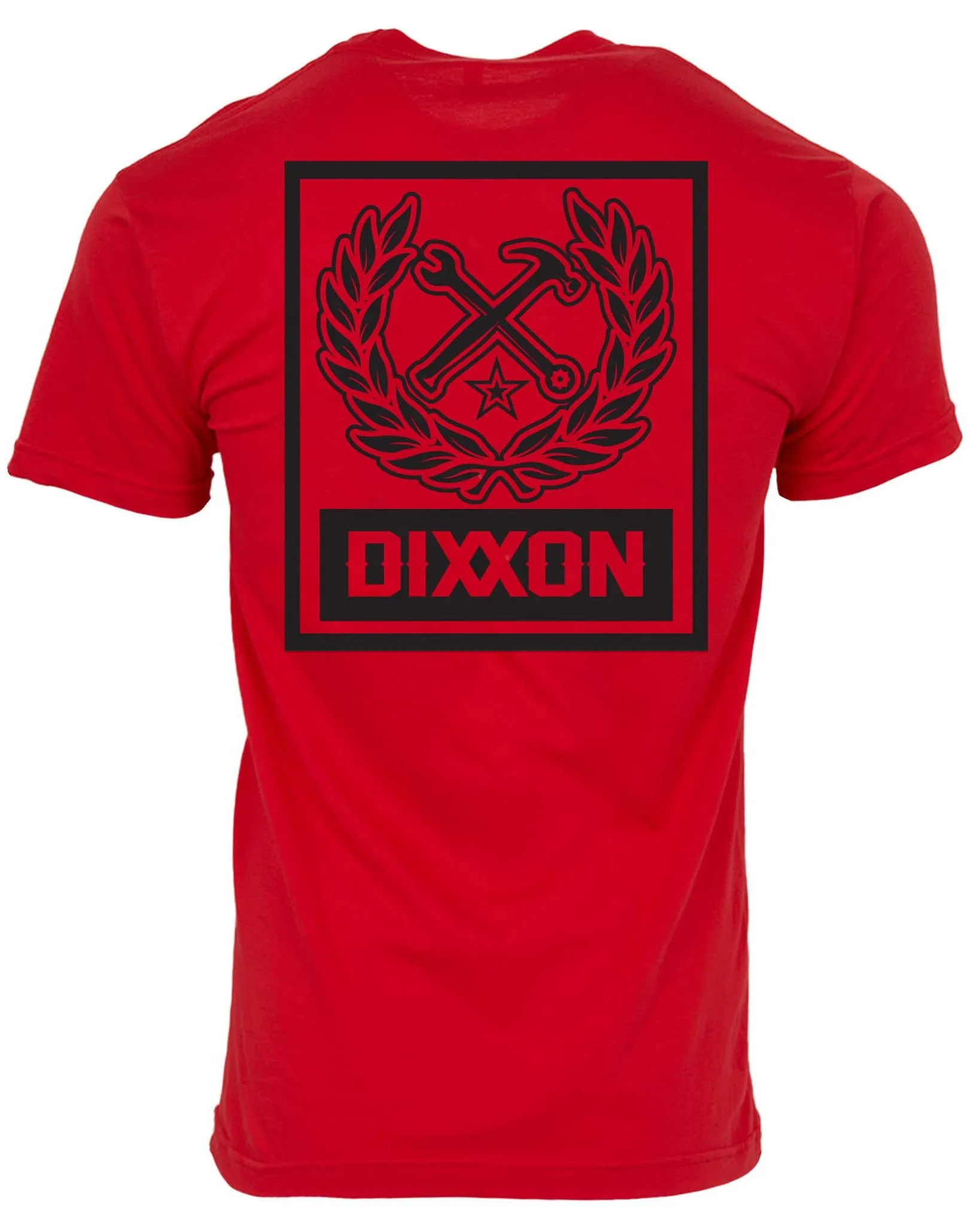 Box Crest T-Shirt - Red & Black sold by Dixxon