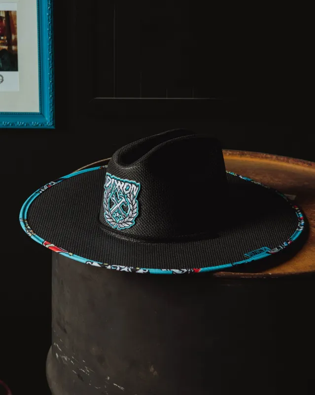 Reaper Madness Straw Sun Hat sold by Dixxon