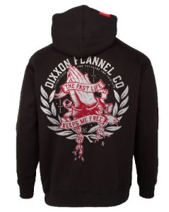 Red & White Otto Zip Up - Black sold by Dixxon