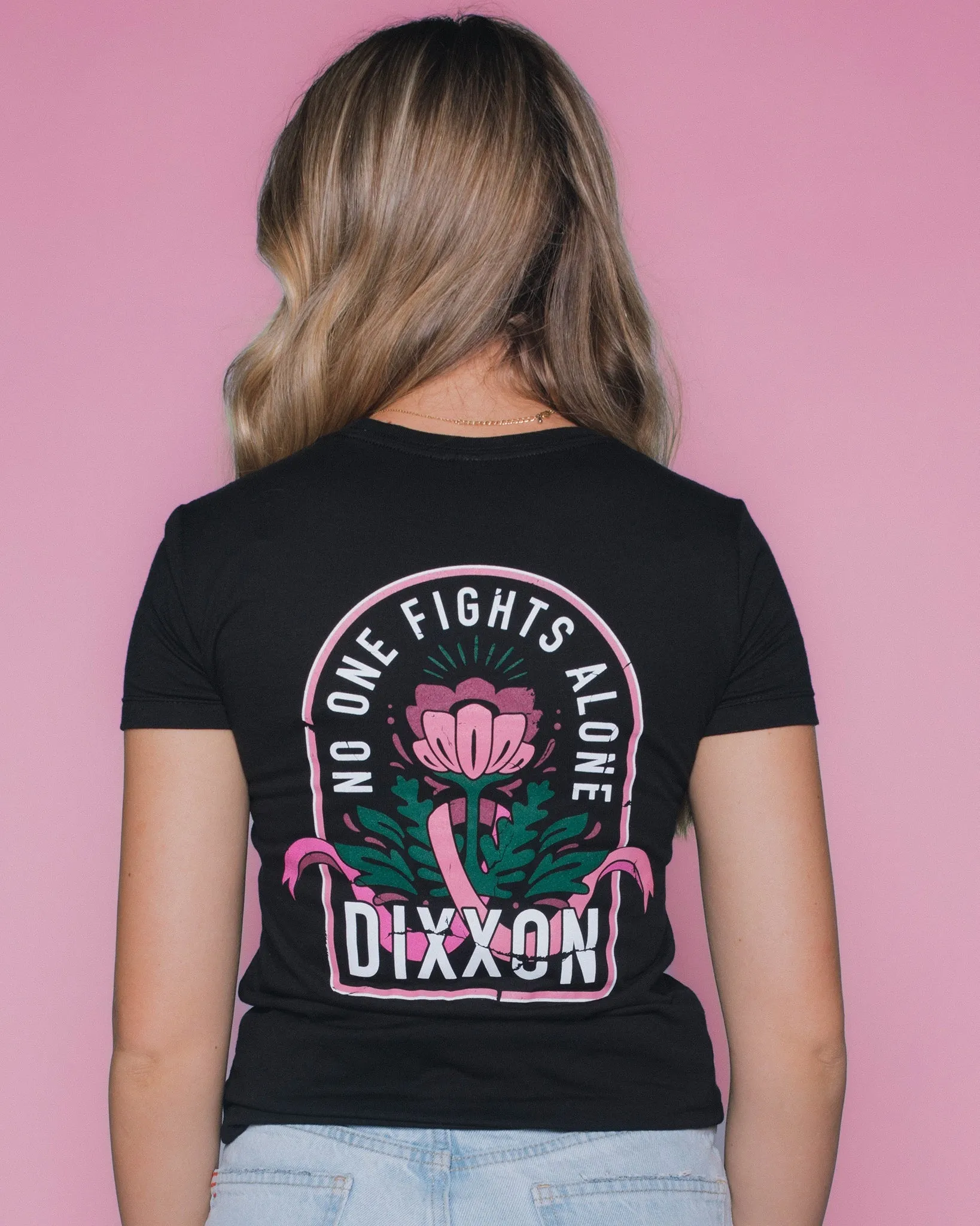 Women's No One Fights Alone Tee sold by Dixxon