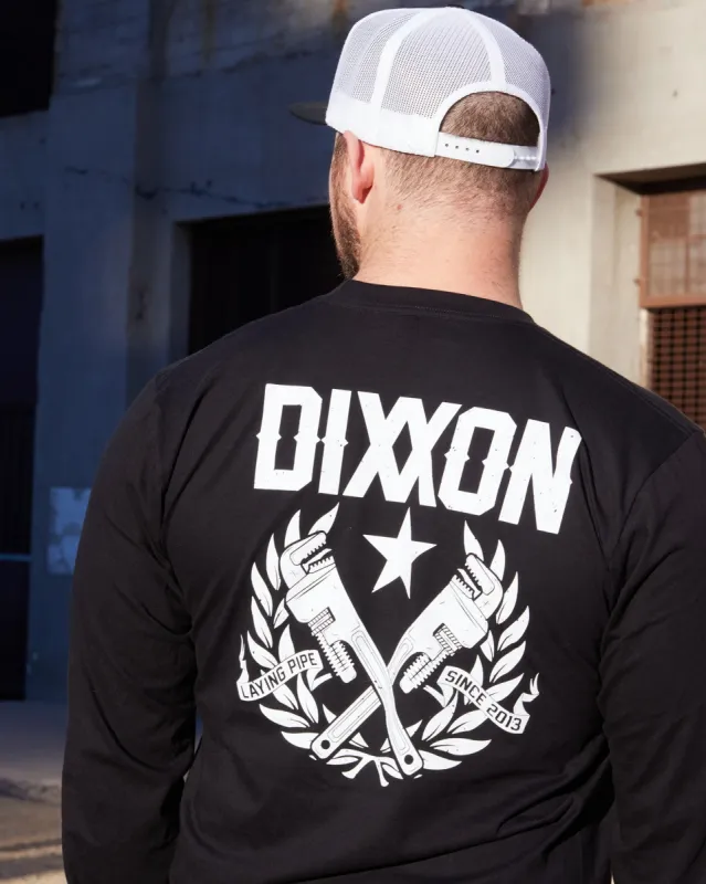 Pipe Layer Long Sleeve Pocket T-Shirt sold by Dixxon