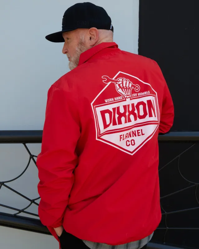 Working Class Coaches Jacket - Red sold by Dixxon