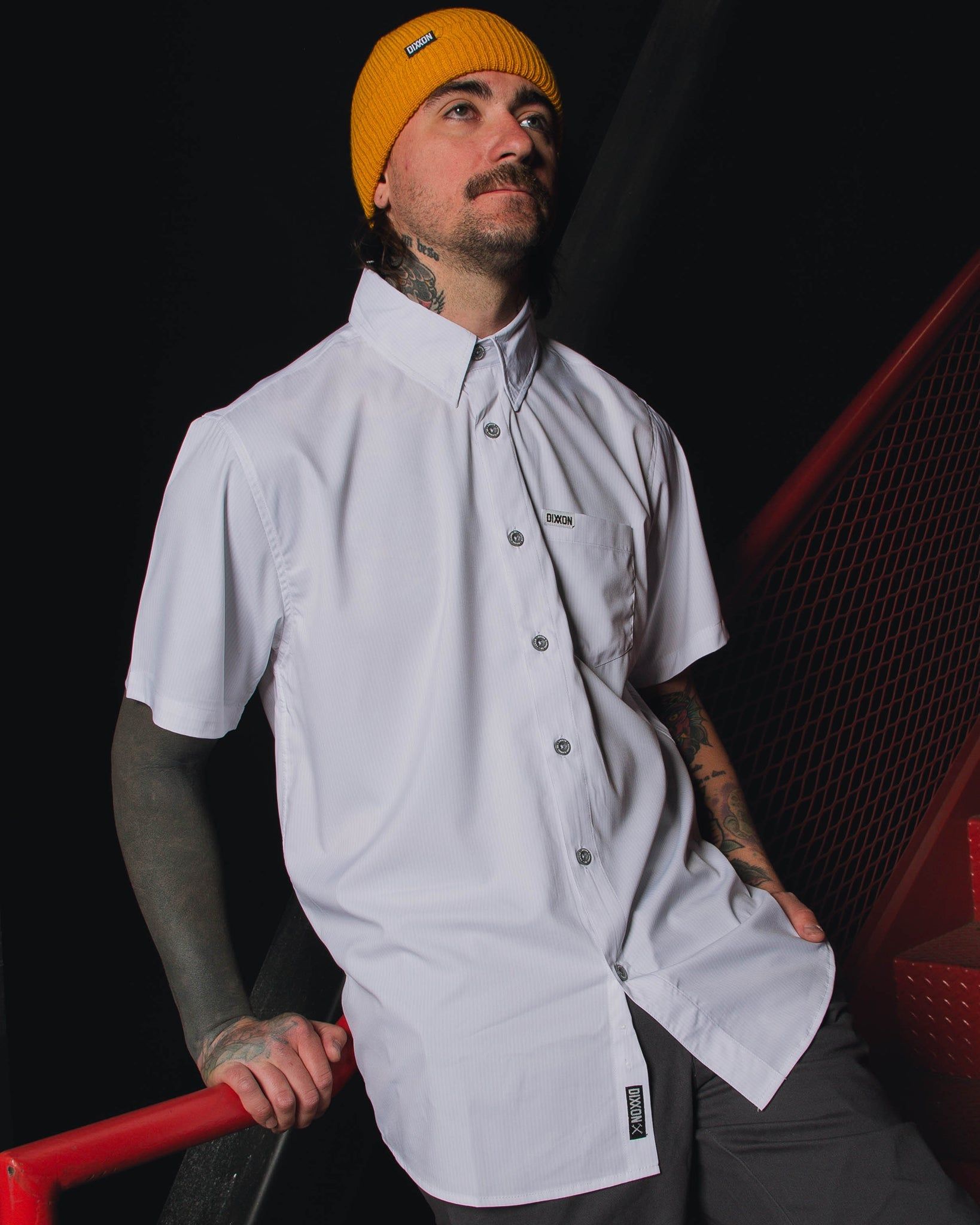 Benny Short Sleeve - White sold by Dixxon