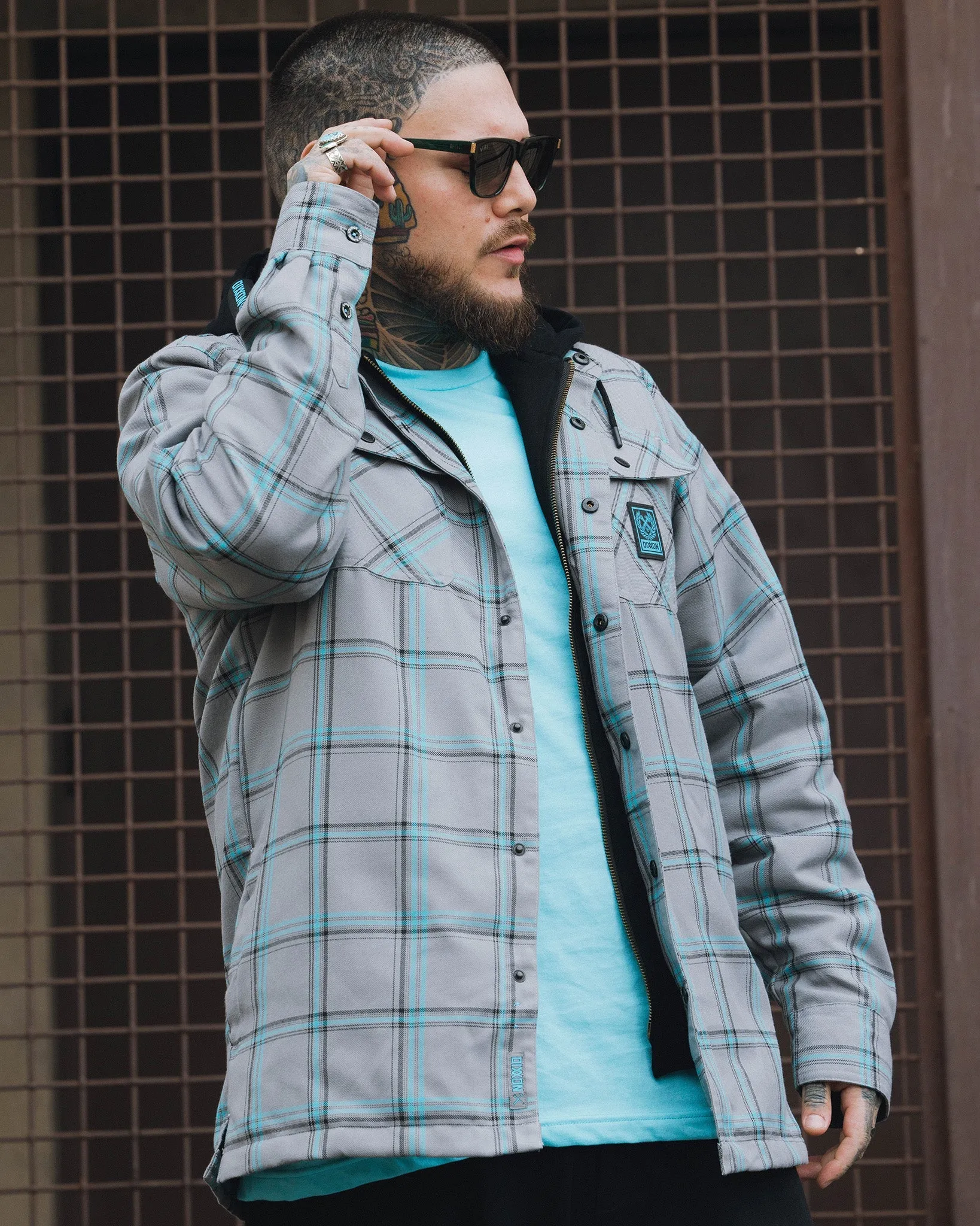 Midtown Hooded Flannel Jacket sold by Dixxon
