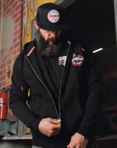 Red Corpo Zip Up - Black sold by Dixxon