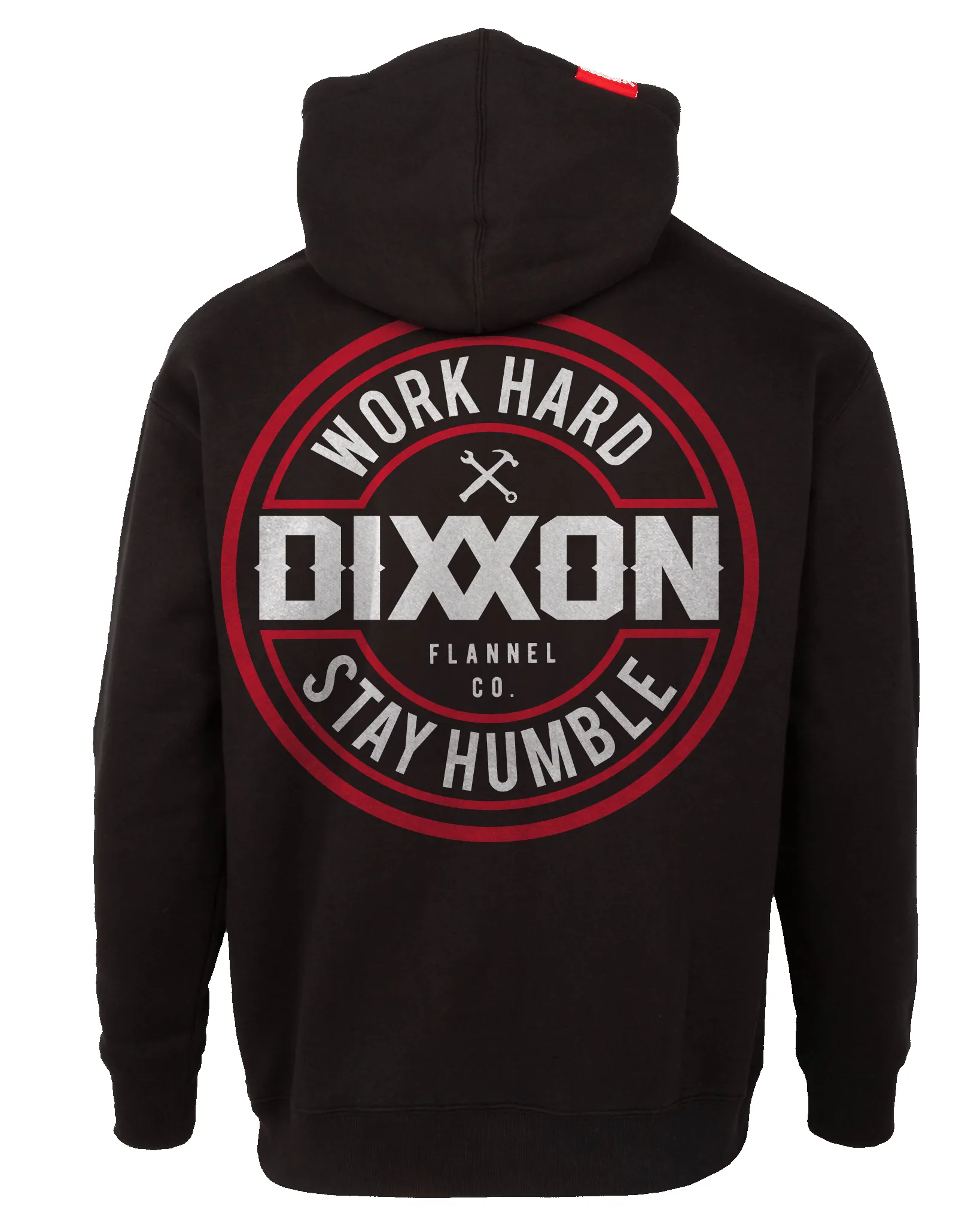 Red Corpo Zip Up Hoodie - Black sold by Dixxon product image thumbnail 2