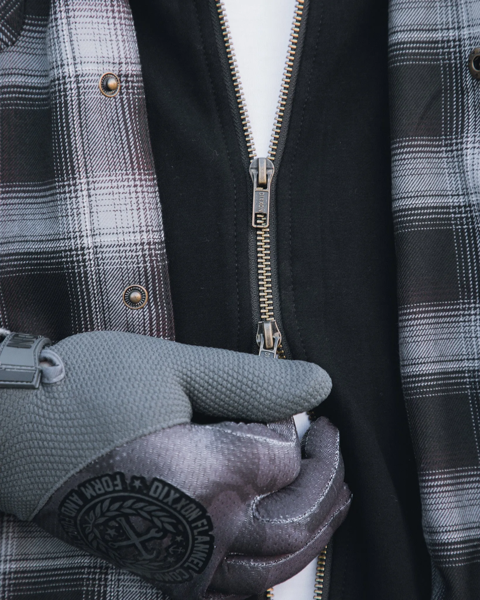 Old Fashioned Hooded Flannel Jacket sold by Dixxon product image thumbnail 4