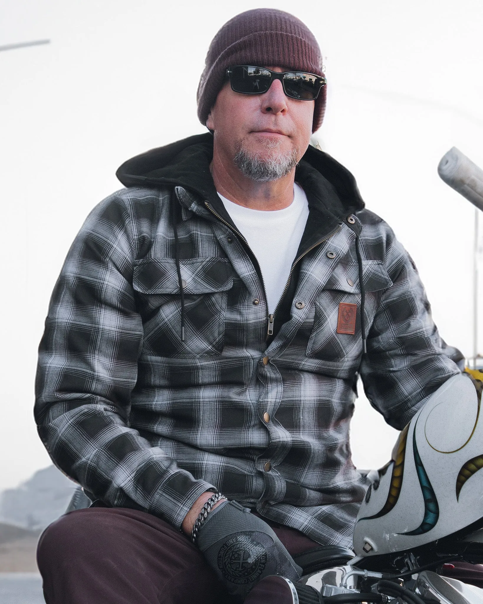 Old Fashioned Hooded Flannel Jacket sold by Dixxon