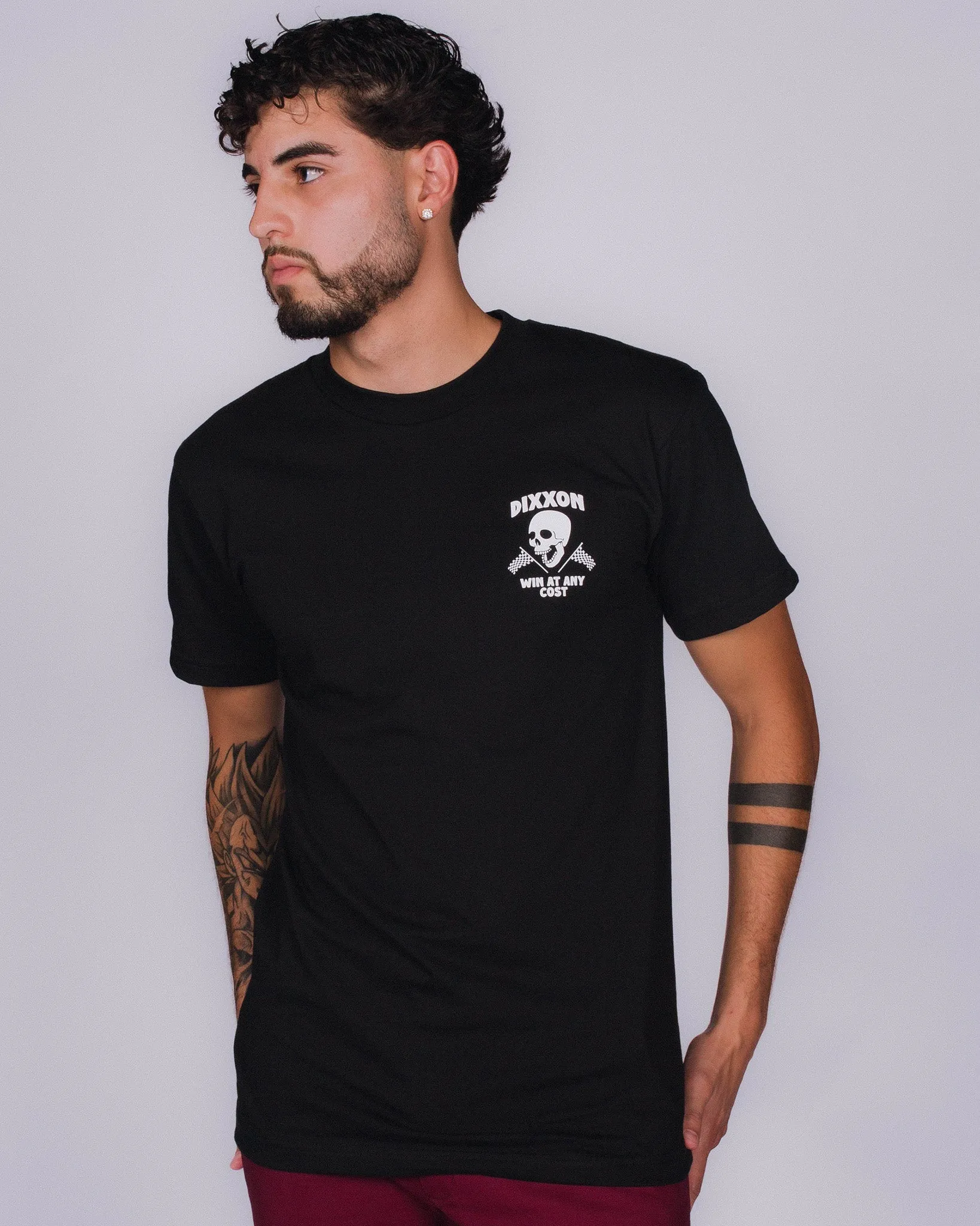 Any Cost T-Shirt - Black & White sold by Dixxon product image thumbnail 4