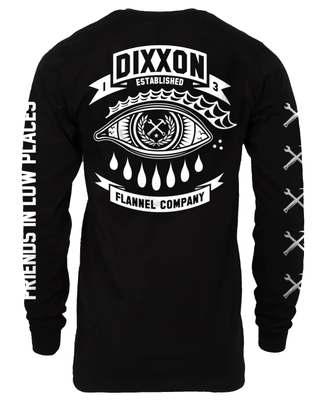 Mystic Long Sleeve T-Shirt - Black sold by Dixxon