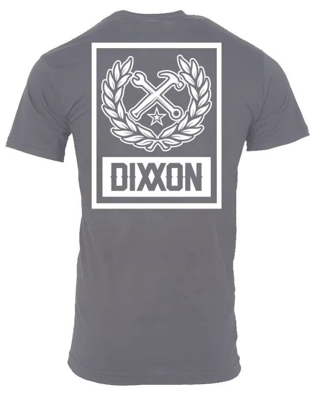 White Box Crest T-Shirt - Charcoal sold by Dixxon
