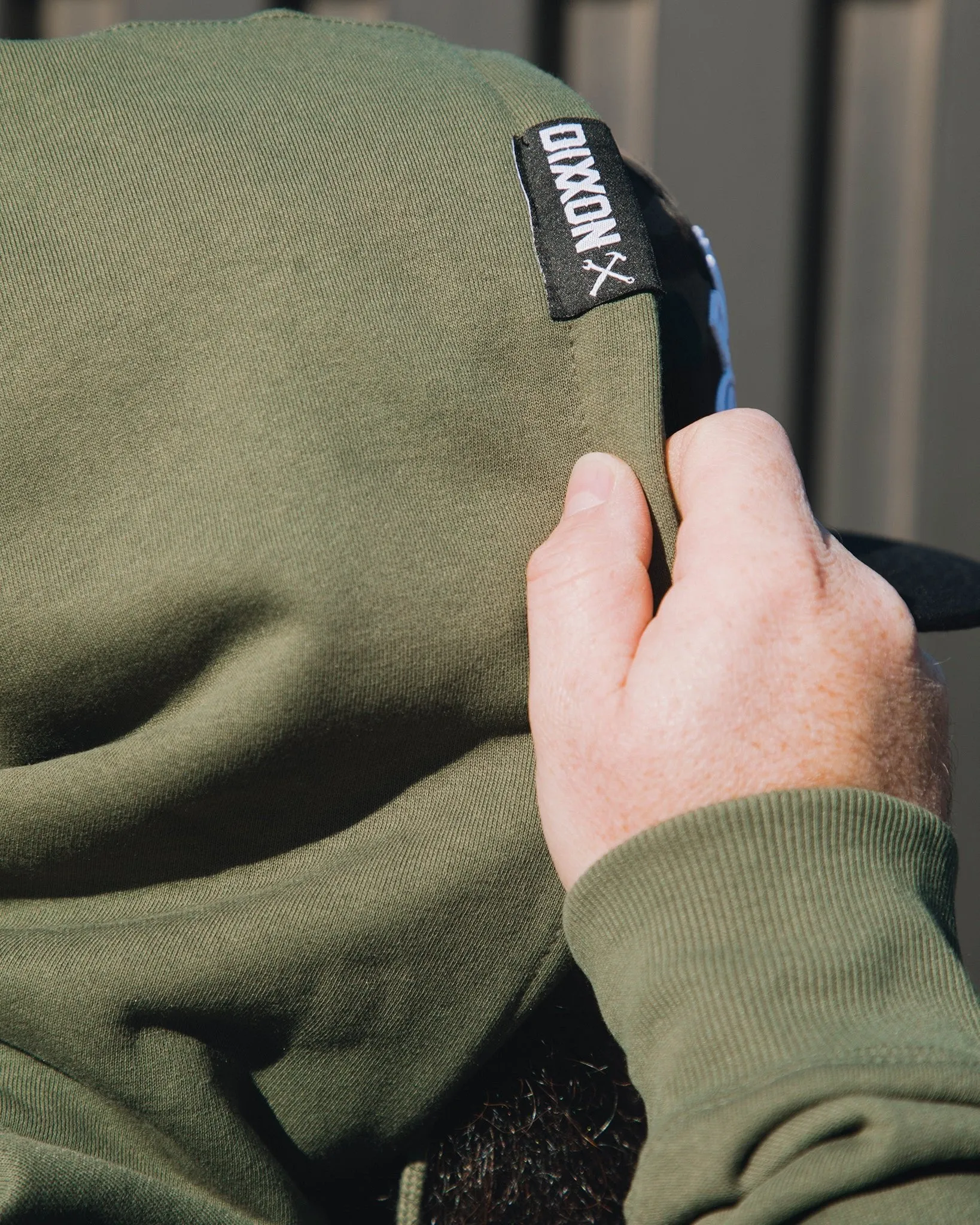 Black Unapologetically American Pullover Hoodie - O.D. Green sold by Dixxon product image thumbnail 2